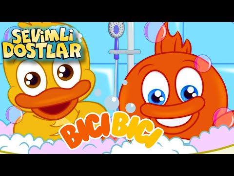 Bıcı Bıcı Yap🧼 Sevimli Dostlar Bebek ve Çocuk Banyo Şarkıları🛀🏼 Adisebaba TV
