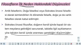 Eğitim Vadisi TYT Felsefe 4.Föy Bilgi Felsefesi 2 (Felsefenin Ortaya Çıkışını Hazırlayan Düşünce Ortamı 2) Konu Anlatım Videoları
