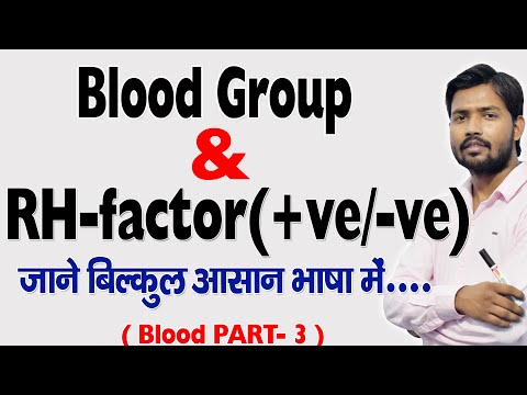 Blood Group | RH-factor (+ve/-ve) in Hindi