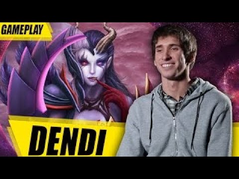 Dendi Queen of Pain Ranked Match Dota 2