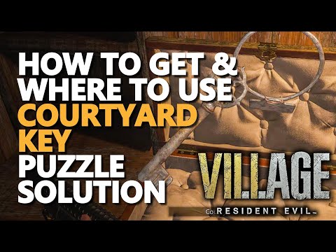 Courtyard Key Resident Evil Village All Locations