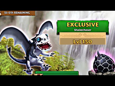SHADECHASER Max Level 150 Titan Mode - Exclusive Small Shadow - Dragons:Rise of Berk