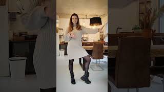 Download lagu Mastering Thigh Highs - How To Wear Sweater Dress with Stockings #shorts mp3