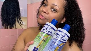 First Time Using MANE ‘N TAIL On My NATURAL HAIR (HONEST REVIEW)