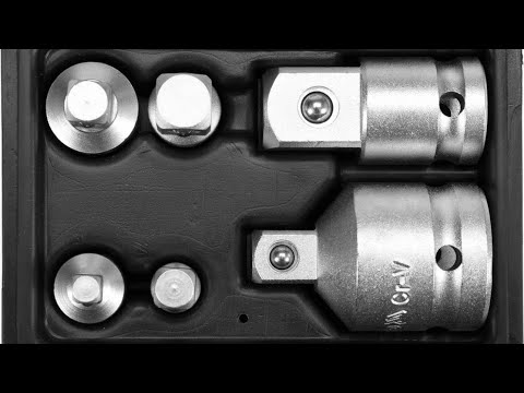 Набор редукционных переходников YATO для торцевых головок, 6 шт.