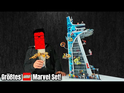 90cm & 32 Figuren für 500€: LEGO Marvel Avengers Tower Review! | Set 76269