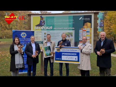 Lions Club Haßberge spendet für den  Wildpark Schweinfurt