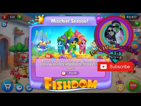 Fishdom Level 5551 - 5555 - Aquarium Mexican Fiesta - World Bon Voyage and Bonus Mischief Season