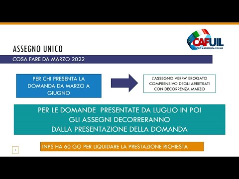 ANGOLI 12/1/2022: UIL - IL 2022 PORTA L'ASSEGNO UNICO E UNIVERSALE