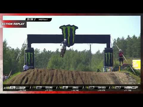 Febvre mistake and Bogers goes for the lead | MXGP Race 1 | MXGP of Finland 2022 #MXGP #Motocross