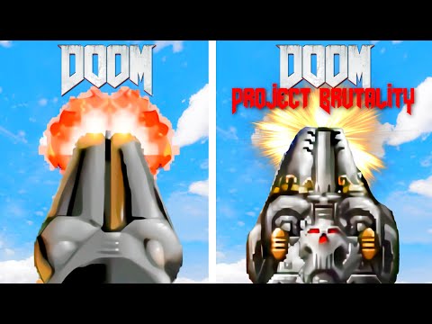 DOOM vs. Project Brutality - Weapons Comparison