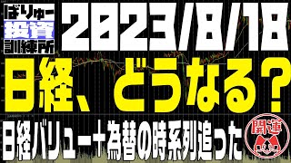 日経暴落？今後の日経、どうなる？日経のバリューや為替を絡めて現状チェックしてみました。