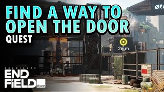 Find a Way to Open the Door - Quarry Rescue Side Missions | Arknights: Endfield