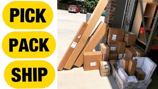 HOW TO SHIP USED AUTO PARTS | PICK | PACK | SHIP | eBay Business Shipping Used Auto Parts | PACKAGES