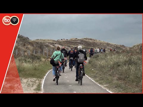 Formule 1-gangers trekken vanuit Noordwijk richting Zandvoort