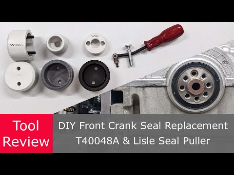 How To Replace Front Crank Seal | T40048A Audi/VW Tool & Lisle 58430 Seal Puller