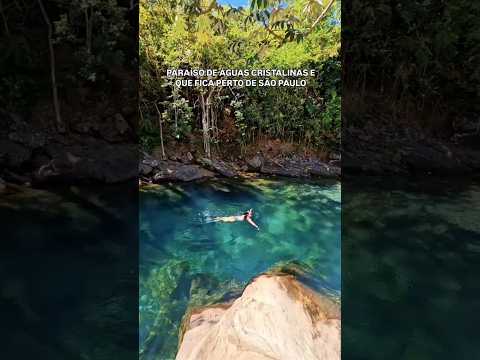 ESSE PARAÍSO DE ÁGUAS CRISTALINAS FICA PERTO DE SÃO PAULO!
