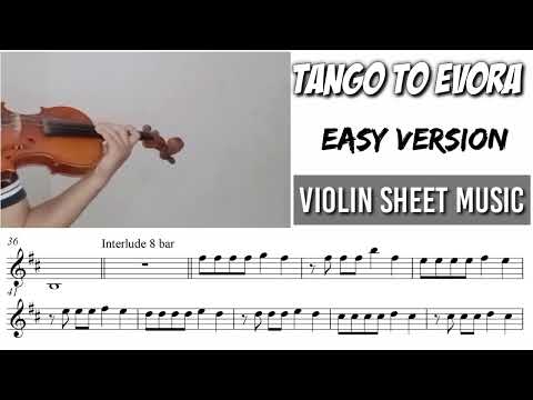 Free Sheet || Tango To Evora - Loreena McKennitt || Violin Sheet Music