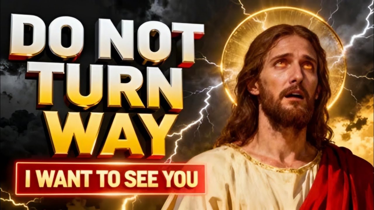 GOD SAYS;- DO NOT TURN WAY I WANT TO SEE YOU | GOD'S MESSAGE FOR YOU TODAY