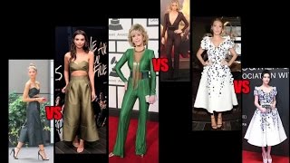 2 STARS One DRESS Celebrity Style by Fashion Channel