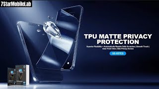 SUNSHINE SS-057ES TPU Matte Privacy Protection Hydrogel Film | Superior Flexibility + Automatically