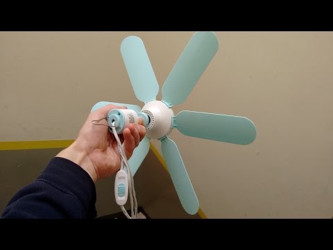 image-What is the smallest ceiling fan?
