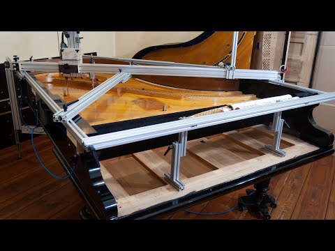 C. Bechstein - Flügel - Reparatur - Stimmstock-Doppel erneuern, Resonanzboden spänen, Besaiten