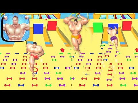 MUSCLE RACE 3D GAMEPLAY | ALL LEVELS 2 - YouTube