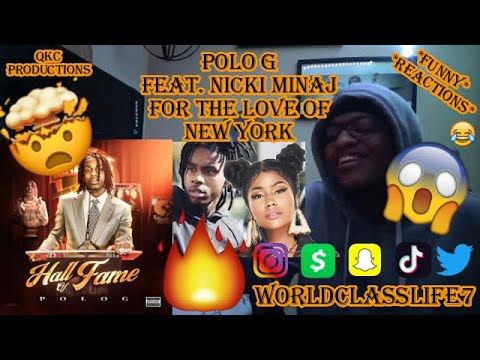 Polo G Feat. Nicki Minaj - For The Love Of New York - Hall Of Fame - Official Audio - REACTION
