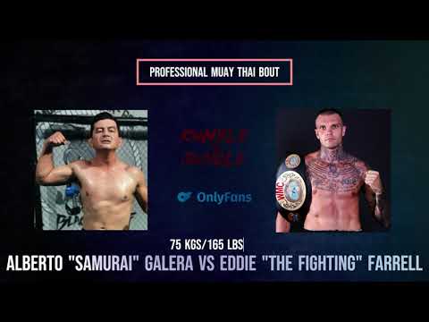 Rumble In The Jungle 4 - Eddie "The Fighting" Farrell vs Alberto "Samurai" Galera - 75KG/165lbs