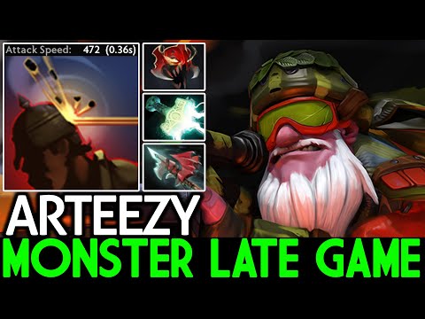 ARTEEZY [Sniper] Monster Late Game Max Attack Speed Dota 2