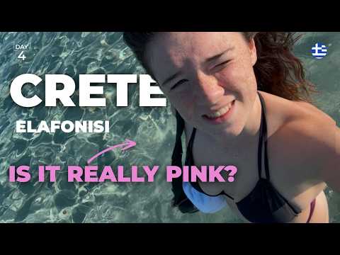 CRETE: Elafonisi Beach I HIDDEN PINK SAND BEACH I (DAY4)