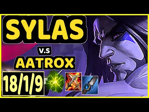 SKEANZ (SYLAS) vs AATROX - PENTAKILL 18/1/9 KDA JUNGLE CHALLENGER GAMEPLAY - EUW