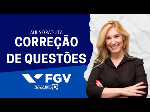 Português - FGV - Questões por Assunto - Prof.ª Flávia Rita