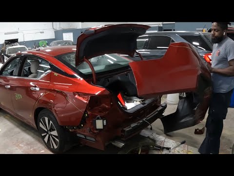 2021 Nissan Altima how to take the back bumper and taillight off