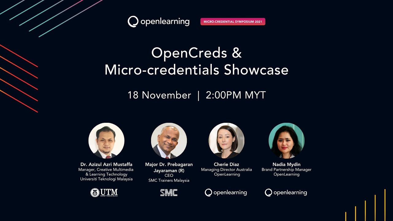 OpenCreds & Micro-credentials Showcase