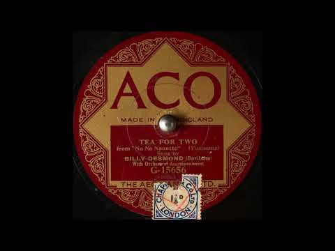 Billy Desmond - Tea for Two (1925)