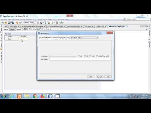 JAVA Netbeans in Hindi 35 | jMenubar jMenuItem jSeparator