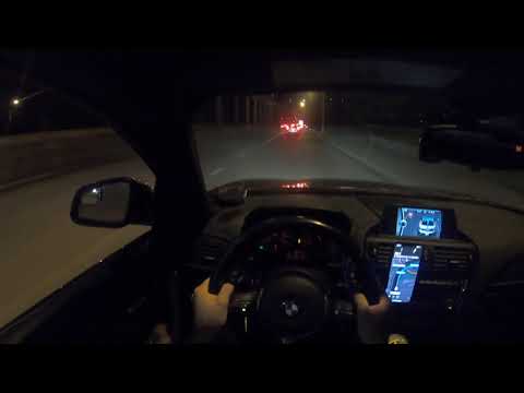 Night Drive POV BMW m235i Hoboken NJ 4K 30fps (GoPro Hero 7 Black)
