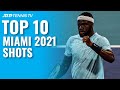 Top 10 Best Tennis Shots & Rallies: Miami Open 2021!