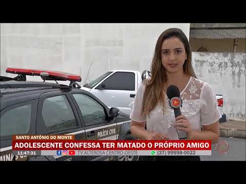 Santo Antônio do Monte: Adolescente confessa ter m4tado e enterrado o próprio amigo