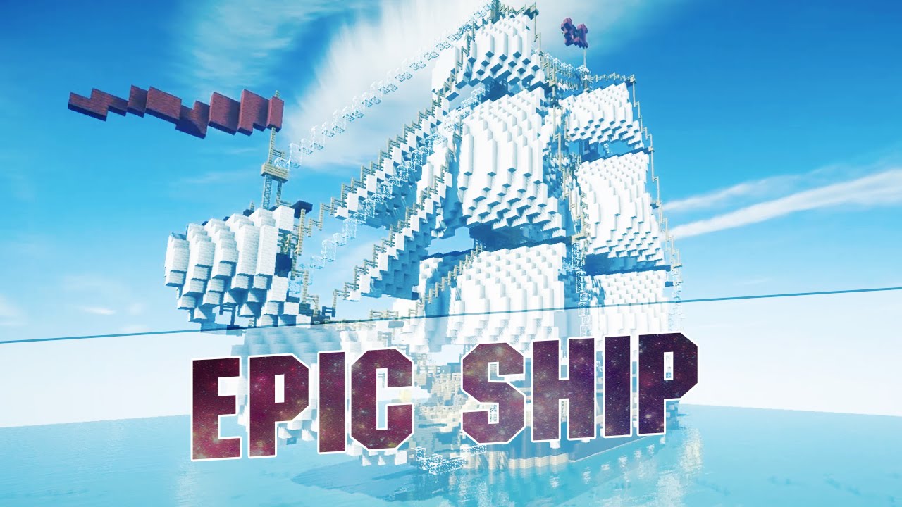Minecraft - Wapen von Hamburg - Epic Minecraft Realistic Ship - Map w/ Download - 2015
