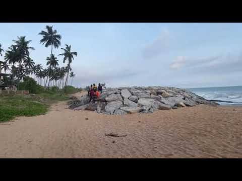 Ghana Cape Coast at famous Coconut Grove Beach