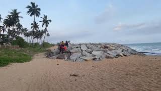 Ghana Cape Coast at famous Coconut Grove Beach