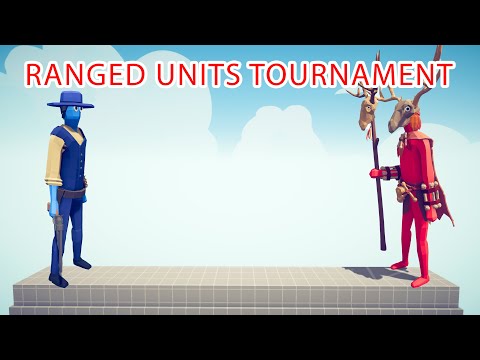 ALL RANGED UNITS TOURNAMENT - Totally Accurate Battle Simulator TABS