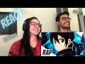 REACT CASAL Rap Do Kirito Sword Art Online Até O Último Andar Basara