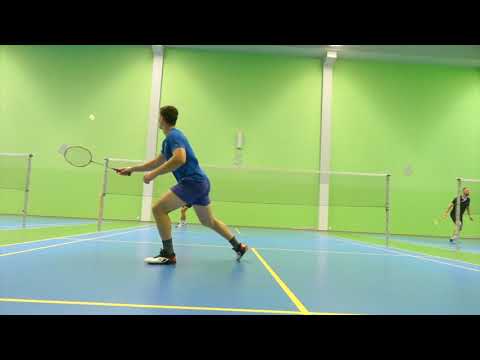 2020-06 BADMINTON - Závěrečný turnaj SINGLŮ - Záznam utkání - Solanský Petr vs. Teuchner Dan