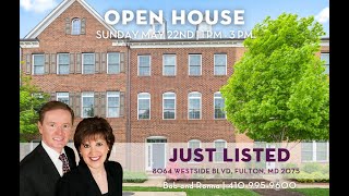 Just Listed! 8064 Westside Blvd, Fulton, MD 20759