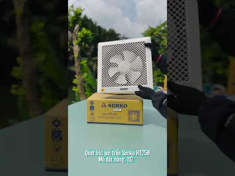 Quạt hút âm trần Senko HT250 40W 1 chiều màu trắng