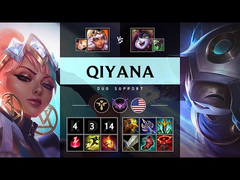 Qiyana Support vs Lulu - NA Master Patch 25.S1.3